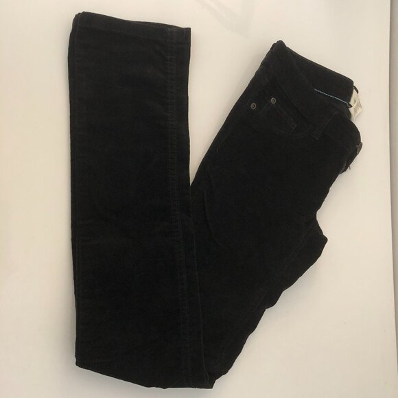 Garage Jeggings black corduroy pants size 0 - Picture 1 of 4